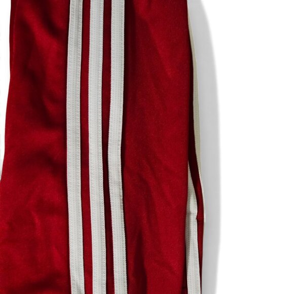 Adidas Climacool Women's M Red White Athletic Jogger 3-Stripe Zip Ankle - Picture 10 of 15